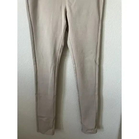 Old Navy Tan Uniform Girls' Adjustable Waist Ponte Knit Jeggings Pants Size 16 - Picture 4 of 8